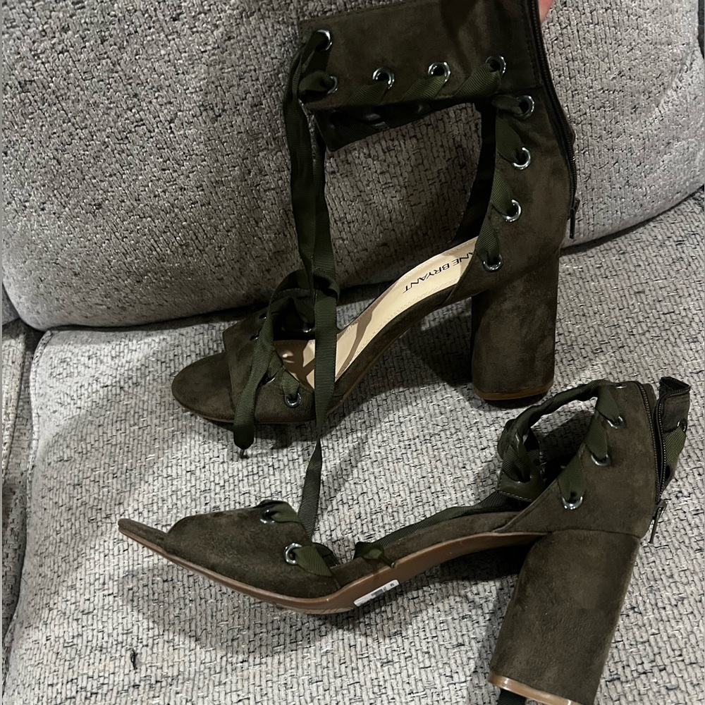 Olive Green Heels